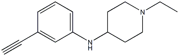  1-ethyl-N-(3-ethynylphenyl)piperidin-4-amine