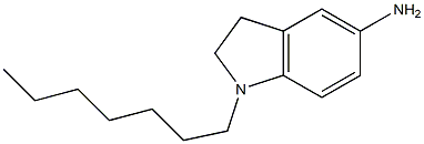 1-heptyl-2,3-dihydro-1H-indol-5-amine|