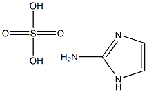 1H-imidazol-2-amine sulfuric acid 结构式