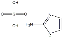 1H-imidazol-2-amine sulfuric acid,,结构式