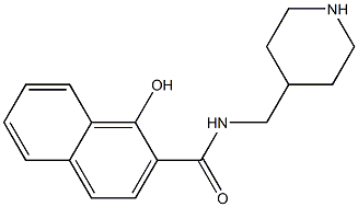 1-hydroxy-N-(piperidin-4-ylmethyl)-2-naphthamide Structure