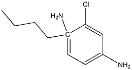 1-N-butyl-2-chlorobenzene-1,4-diamine Struktur