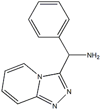 1-phenyl-1-[1,2,4]triazolo[4,3-a]pyridin-3-ylmethanamine,,结构式