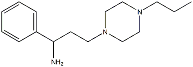 1-phenyl-3-(4-propylpiperazin-1-yl)propan-1-amine