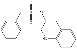 1-phenyl-N-(1,2,3,4-tetrahydroquinolin-3-yl)methanesulfonamide Structure