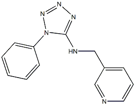 1-phenyl-N-(pyridin-3-ylmethyl)-1H-1,2,3,4-tetrazol-5-amine Structure