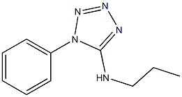 1-phenyl-N-propyl-1H-1,2,3,4-tetrazol-5-amine Struktur