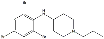 1-propyl-N-(2,4,6-tribromophenyl)piperidin-4-amine Structure