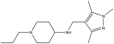  1-propyl-N-[(1,3,5-trimethyl-1H-pyrazol-4-yl)methyl]piperidin-4-amine