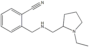 2-({[(1-ethylpyrrolidin-2-yl)methyl]amino}methyl)benzonitrile 结构式