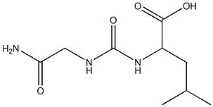 2-({[(2-amino-2-oxoethyl)amino]carbonyl}amino)-4-methylpentanoic acid