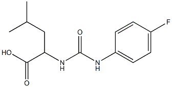 2-({[(4-fluorophenyl)amino]carbonyl}amino)-4-methylpentanoic acid|