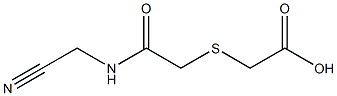 2-({[(cyanomethyl)carbamoyl]methyl}sulfanyl)acetic acid 结构式