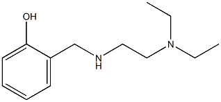 2-({[2-(diethylamino)ethyl]amino}methyl)phenol,,结构式