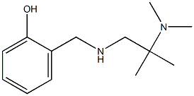 2-({[2-(dimethylamino)-2-methylpropyl]amino}methyl)phenol 化学構造式