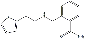 2-({[2-(thiophen-2-yl)ethyl]amino}methyl)benzamide Structure