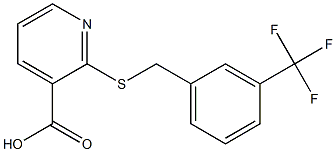 2-({[3-(trifluoromethyl)phenyl]methyl}sulfanyl)pyridine-3-carboxylic acid