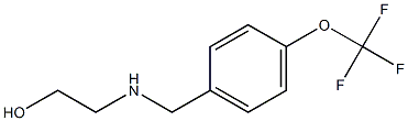 2-({[4-(trifluoromethoxy)phenyl]methyl}amino)ethan-1-ol|