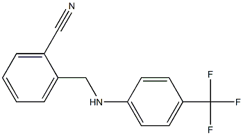 2-({[4-(trifluoromethyl)phenyl]amino}methyl)benzonitrile|