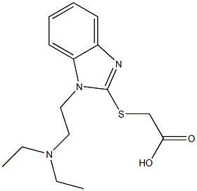  2-({1-[2-(diethylamino)ethyl]-1H-1,3-benzodiazol-2-yl}sulfanyl)acetic acid