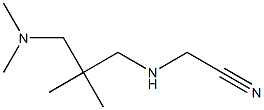 2-({2-[(dimethylamino)methyl]-2-methylpropyl}amino)acetonitrile Structure