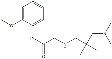  2-({2-[(dimethylamino)methyl]-2-methylpropyl}amino)-N-(2-methoxyphenyl)acetamide