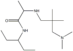 2-({2-[(dimethylamino)methyl]-2-methylpropyl}amino)-N-(pentan-3-yl)propanamide