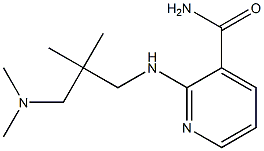 2-({2-[(dimethylamino)methyl]-2-methylpropyl}amino)pyridine-3-carboxamide