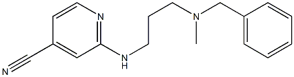 2-({3-[benzyl(methyl)amino]propyl}amino)isonicotinonitrile