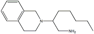 2-(1,2,3,4-tetrahydroisoquinolin-2-yl)heptan-1-amine Structure