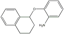 2-(1,2,3,4-tetrahydronaphthalen-1-yloxy)aniline 结构式