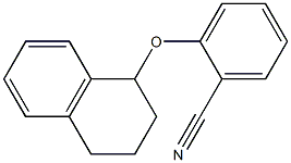 2-(1,2,3,4-tetrahydronaphthalen-1-yloxy)benzonitrile Structure