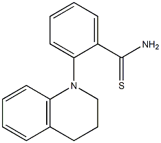 2-(1,2,3,4-tetrahydroquinolin-1-yl)benzene-1-carbothioamide 结构式