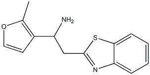  2-(1,3-benzothiazol-2-yl)-1-(2-methylfuran-3-yl)ethan-1-amine