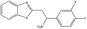 2-(1,3-benzothiazol-2-yl)-1-(3,4-difluorophenyl)ethan-1-amine