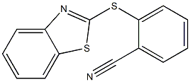 2-(1,3-benzothiazol-2-ylsulfanyl)benzonitrile Struktur