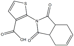 2-(1,3-dioxo-1,3,3a,4,7,7a-hexahydro-2H-isoindol-2-yl)thiophene-3-carboxylic acid Structure