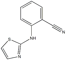 2-(1,3-thiazol-2-ylamino)benzonitrile 化学構造式