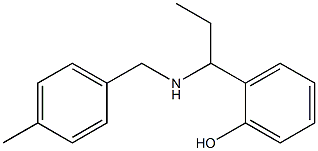 2-(1-{[(4-methylphenyl)methyl]amino}propyl)phenol