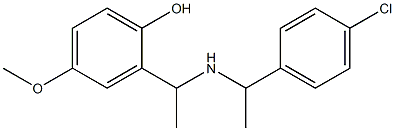 2-(1-{[1-(4-chlorophenyl)ethyl]amino}ethyl)-4-methoxyphenol