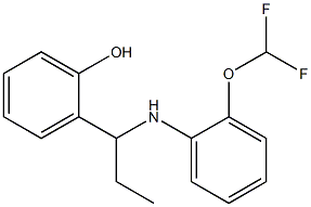 2-(1-{[2-(difluoromethoxy)phenyl]amino}propyl)phenol