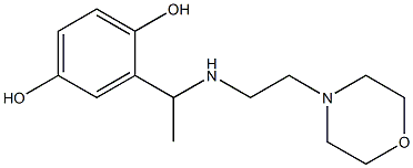 2-(1-{[2-(morpholin-4-yl)ethyl]amino}ethyl)benzene-1,4-diol