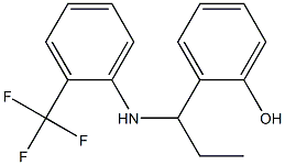 2-(1-{[2-(trifluoromethyl)phenyl]amino}propyl)phenol