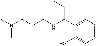 2-(1-{[3-(dimethylamino)propyl]amino}propyl)phenol 结构式