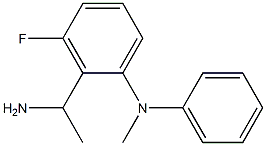 2-(1-aminoethyl)-3-fluoro-N-methyl-N-phenylaniline,,结构式