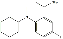 2-(1-aminoethyl)-N-cyclohexyl-4-fluoro-N-methylaniline Structure