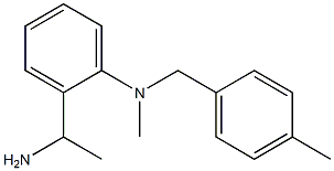 2-(1-aminoethyl)-N-methyl-N-[(4-methylphenyl)methyl]aniline|