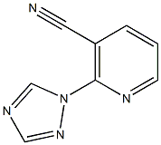 2-(1H-1,2,4-triazol-1-yl)nicotinonitrile Struktur