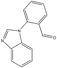 2-(1H-1,3-benzodiazol-1-yl)benzaldehyde,,结构式