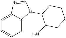 2-(1H-1,3-benzodiazol-1-yl)cyclohexan-1-amine,,结构式